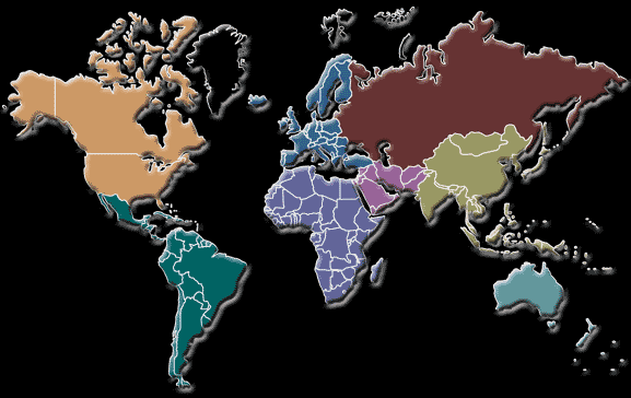 world map