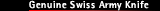 genuine swiss army knife