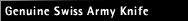 genuine swiss army knife